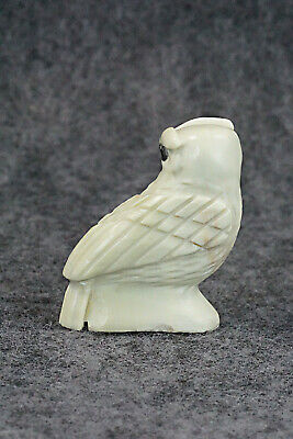 Owl Zuni Fetish Carving - Edison Bobelu