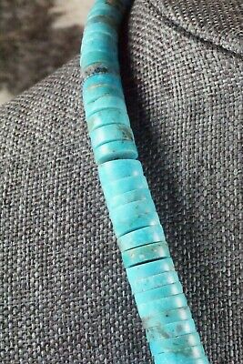 Turquoise & Sterling Silver Necklace - Lupe Lovato