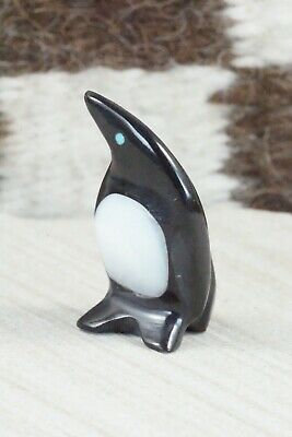 Penguin Zuni Fetish Carving - Calvert Bowannie