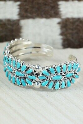 Turquoise & Sterling Silver Bracelet - Jaz Wilson