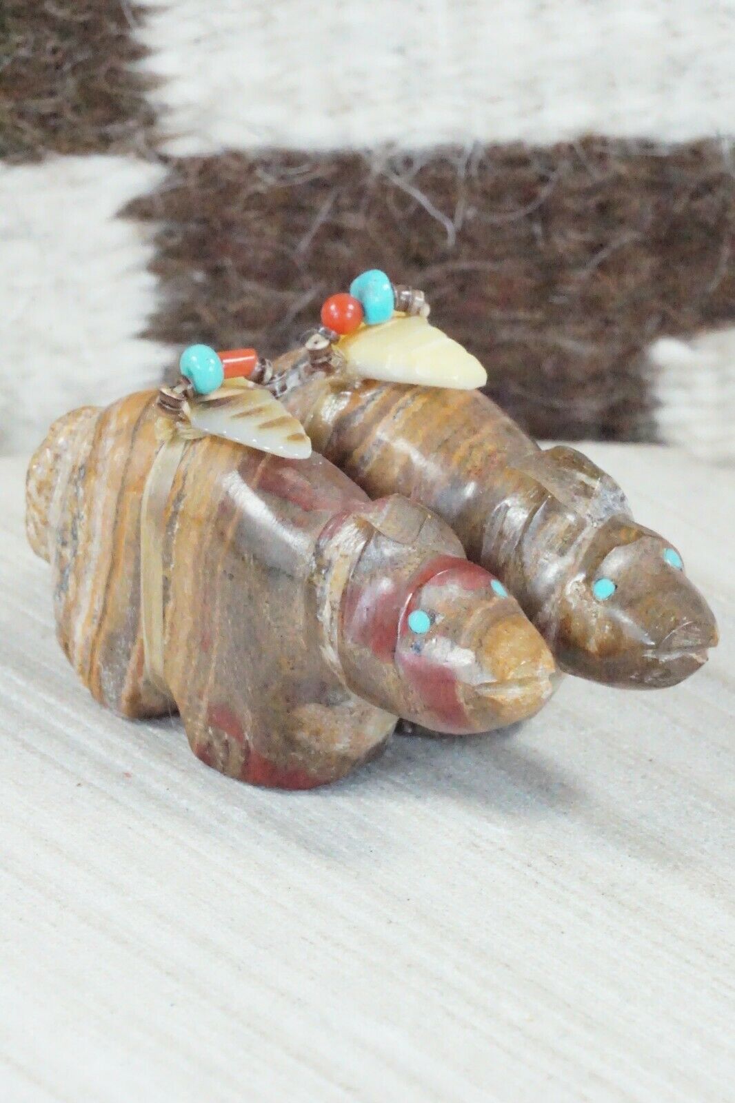 Bear Zuni Fetish Carving - Peter Gasper