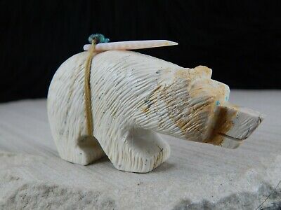 Bear Zuni Fetish Carving - Douglas Martza - High Lonesome Trading