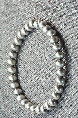 Sterling Silver Navajo Pearl Earrings - Jan Mariano