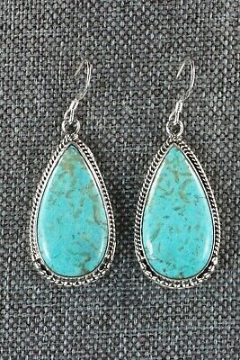 Navajo Turquoise & Sterling Silver Earrings - Sharon McCarthy
