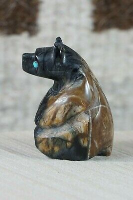 Bear Zuni Fetish Carving - Ronnie Lunasee - High Lonesome Trading