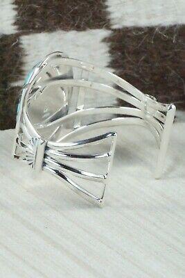 Turquoise & Sterling Silver Bracelet - Raymond Delgarito - High Lonesome Trading