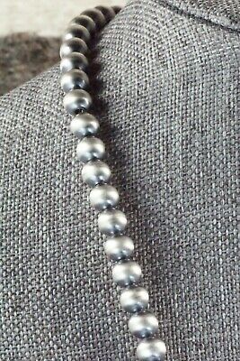 Sterling Silver Navajo Pearl Necklace - Jan Mariano