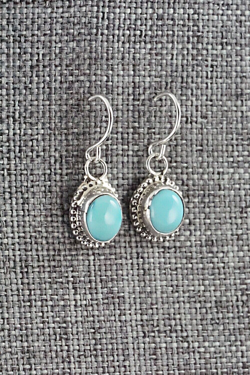 Turquoise & Sterling Silver Earrings - Jan Mariano