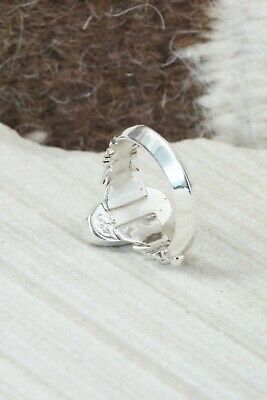 Spiny Oyster & Sterling Silver Ring - Andrew Vandever - Size 5.75