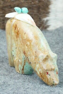 Bear Zuni Fetish Carving - Daphne Quam