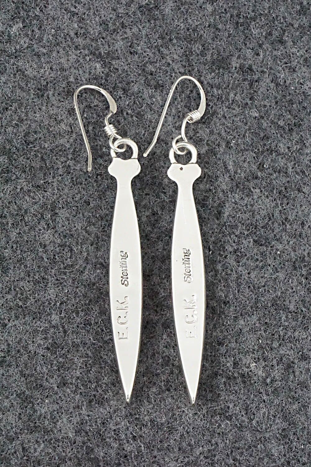 Multi Stone & Sterling Silver Inlay Earrings - Cleo Kallestewa