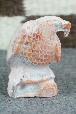 Eagle Zuni Fetish Carving - Derrick Kaamasee