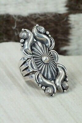 Navajo Sterling Silver Ring - Derrick Gordon - Size 6.75
