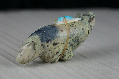 Wolf Zuni Fetish Carving - Delvin Leekya - High Lonesome Trading