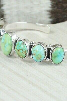 Turquoise & Sterling Silver Bracelet - Thomas Yazzie - High Lonesome Trading