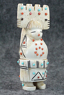 Corn Maiden Zuni Fetish Carving - Claudia Peina