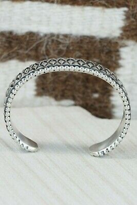 Navajo Sterling Silver Bracelet - Jonathan Nez