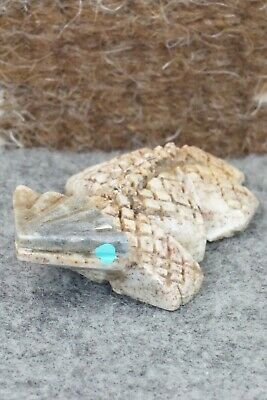 Horned Toad Zuni Fetish Carving - Carl Etsate