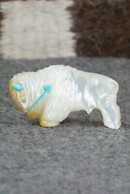 Buffalo Zuni Fetish Carving - Andres Quandelacy