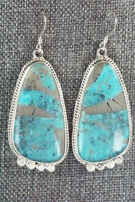 Turquoise & Sterling Silver Earrings - Sharon McCarthy