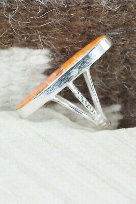 Spiny Oyster & Sterling Silver Ring - Harold Smith - Size 5.75