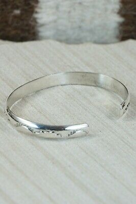 Navajo Sterling Silver Bracelet - Elaine Tahe