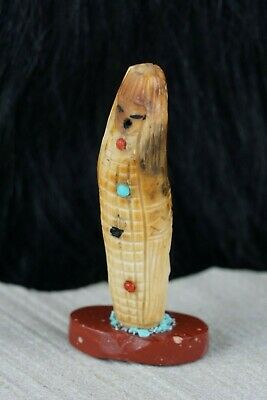 Corn Maiden Zuni Fetish Carving - Sandra Quandelacy - High Lonesome Trading