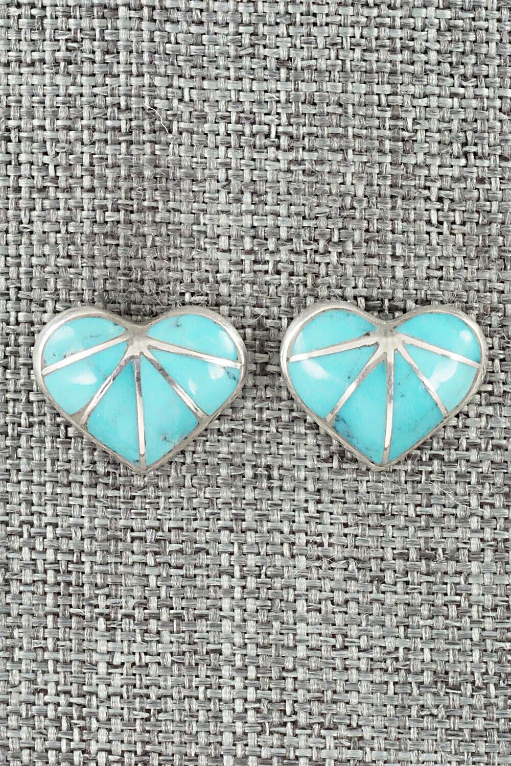 Turquoise & Sterling Silver Earrings - Laurie Kallestewa