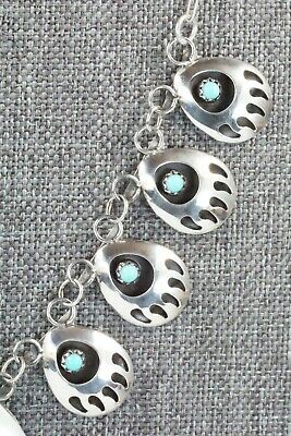 Turquoise & Sterling Silver Necklace - Leta Parker