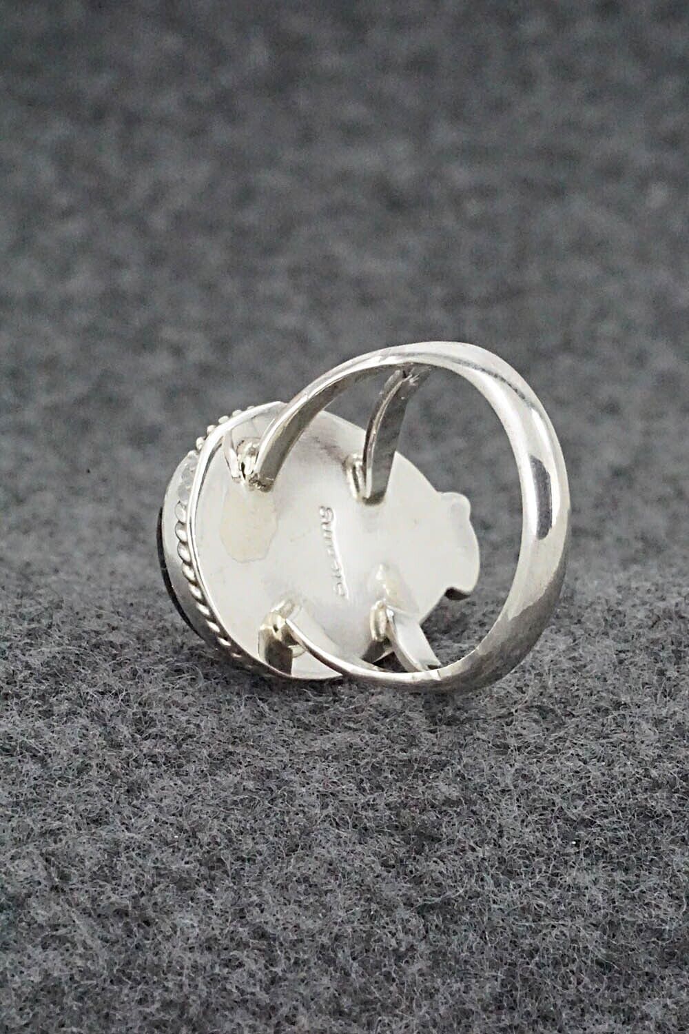 White Buffalo & Sterling Silver Ring - Benjamin Martinez - Size 7