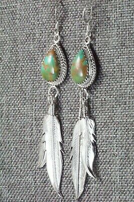 Turquoise & Sterling Silver Earrings - Judy Largo