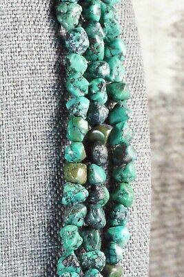 Turquoise & Sterling Silver Necklace - Navajo