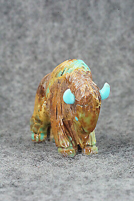 Buffalo Zuni Fetish Carving - Andres Quandelacy