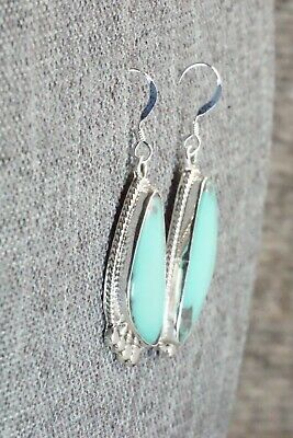 Turquoise and Sterling Silver Earrings - Sharon McCarthy