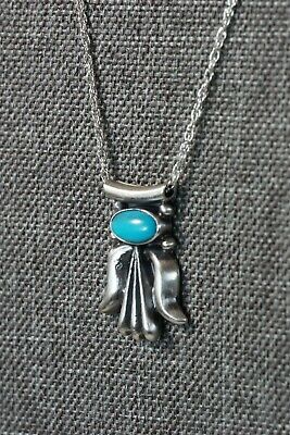 Navajo Turquoise & Sterling Silver Necklace - Sharon McCarthy