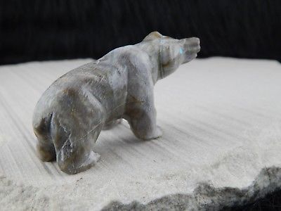 Bear Zuni Fetish Carving - Herbert Him - High Lonesome Trading