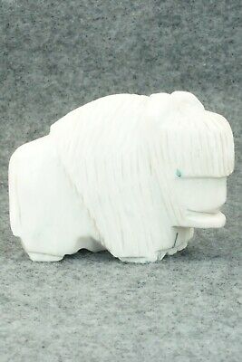 Buffalo Zuni Fetish Carving - Gilbert Lonjose