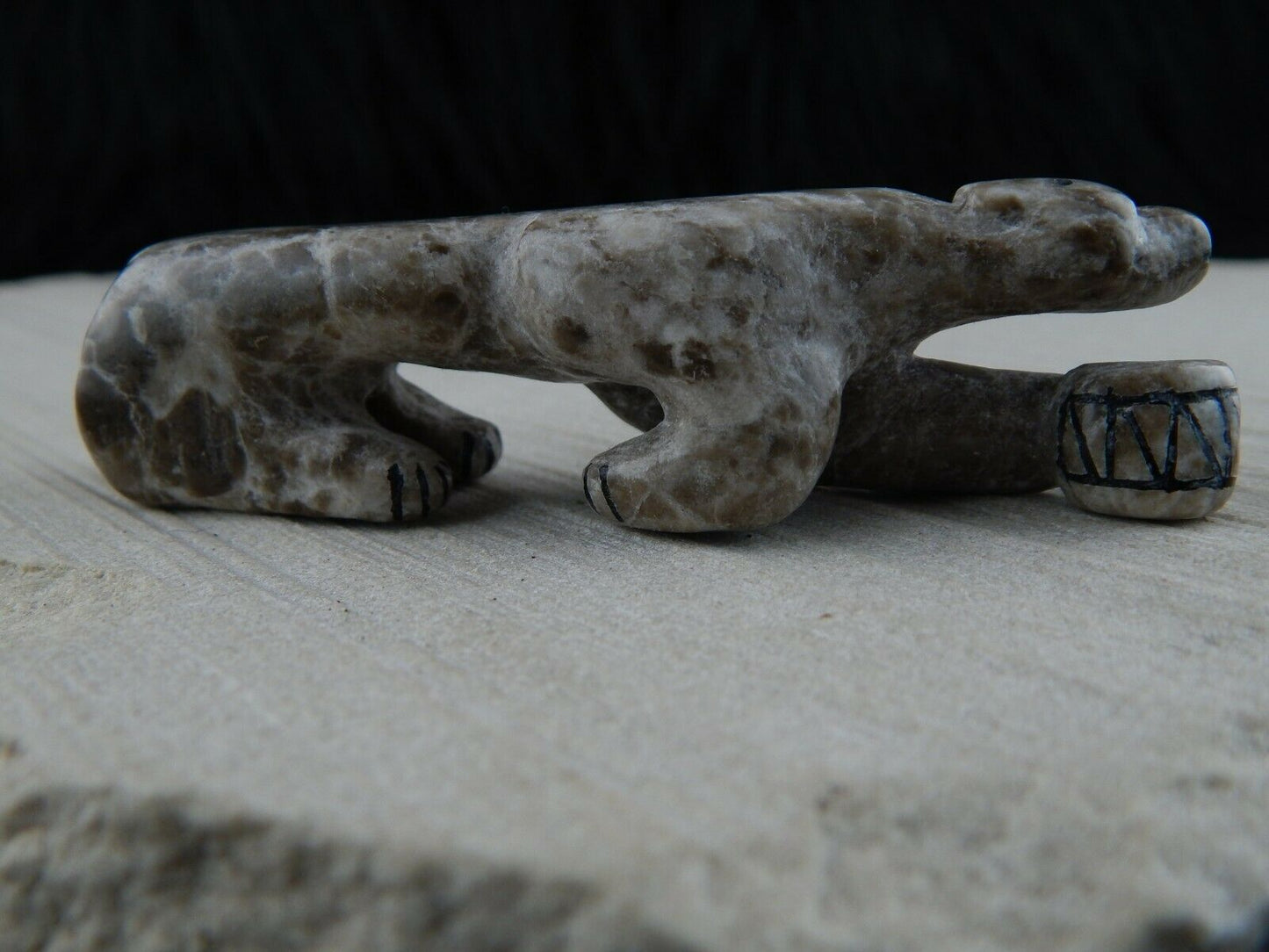 Mountain Lion Zuni Fetish Carving - Rickson Kallestewa - High Lonesome Trading
