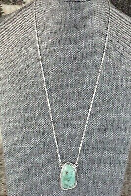 Navajo Turquoise & Sterling Silver Necklace - Annie Spencer