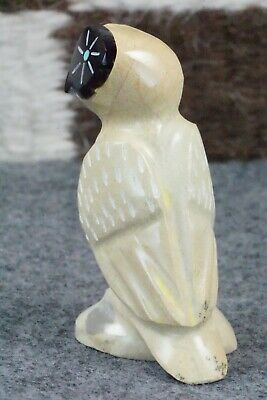 Owl Zuni Fetish Carving - Enrike Leekya