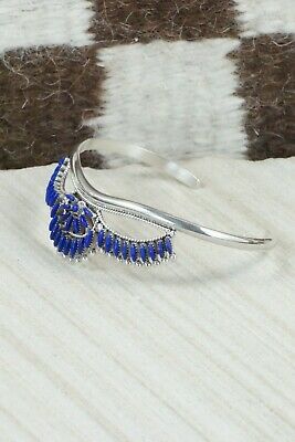 Lapis & Sterling Silver Bracelet - Stewart Nakatewa