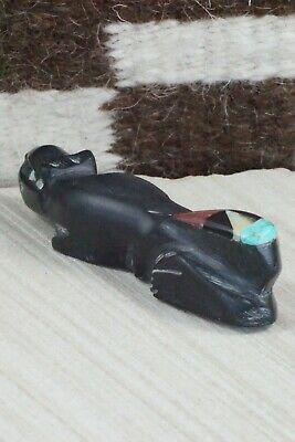 Mountain Lion Zuni Fetish Carving - Steve Natuchu