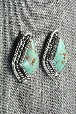 Turquoise & Sterling Silver Earrings - Raymond Yazzie
