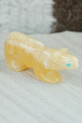 Mountain Lion Zuni Fetish Carving - Ronnie Lunasee
