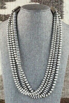 4 Strand Sterling Silver Pearl Necklace - Jan Mariano - High Lonesome Trading