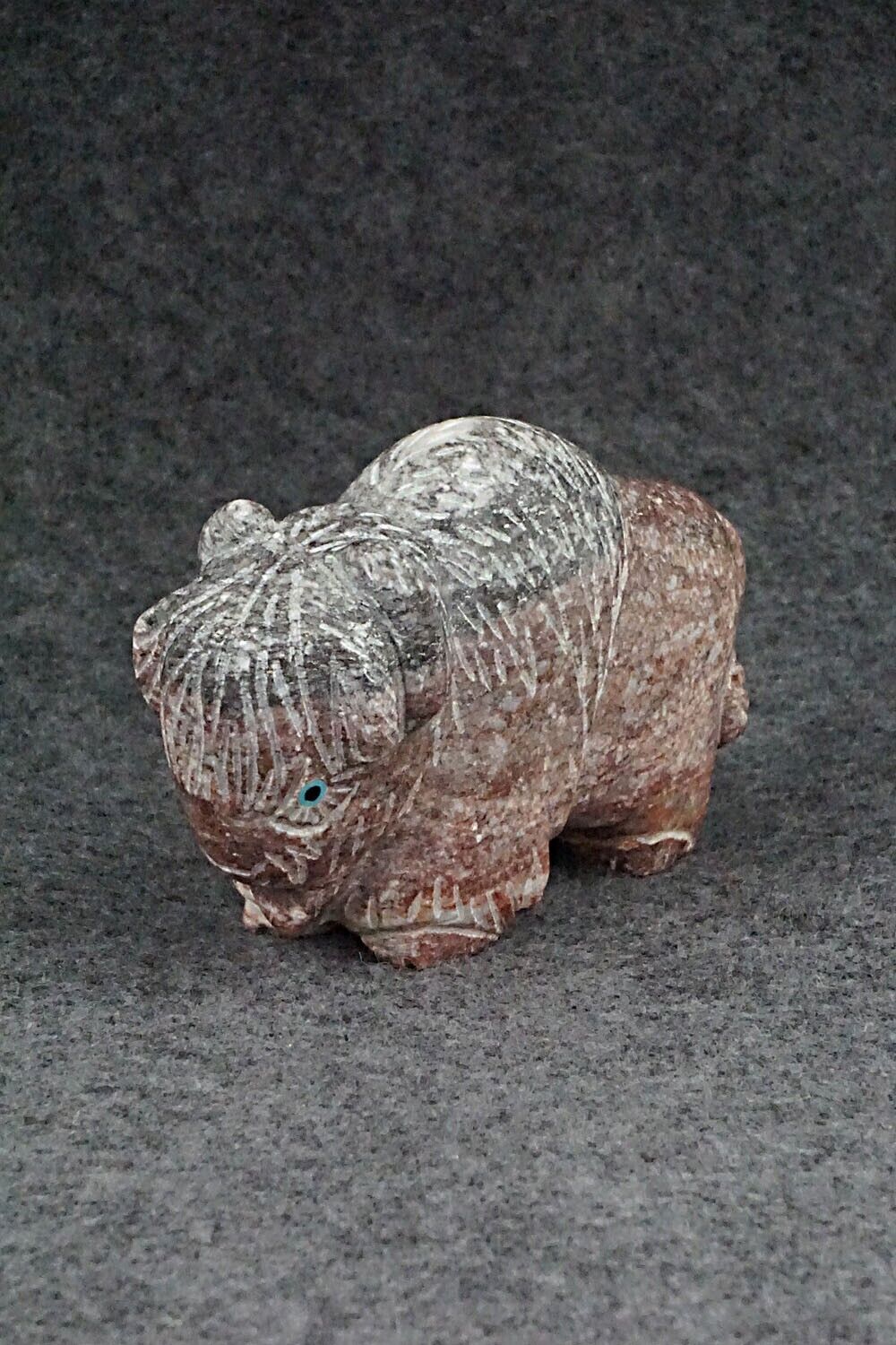 Buffalo Zuni Fetish Carving - Chris Nastacio