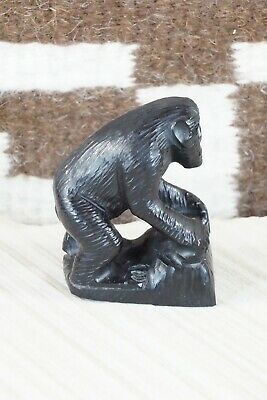 Chimpanzee Zuni Fetish Carving - Derrick Kaamasee
