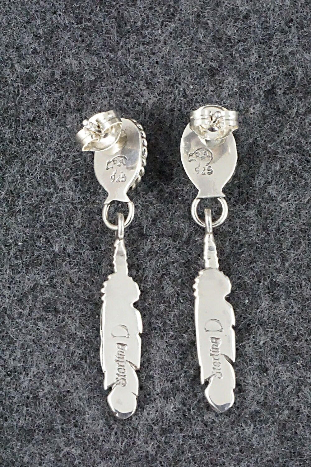 Turquoise & Sterling Silver Earrings - Sharon McCarthy