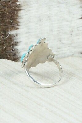 Turquoise & Sterling Silver Ring - Pete Shorty - Size 7.75
