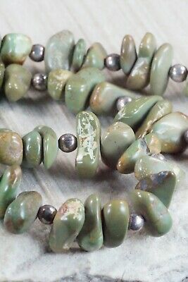 Turquoise & Sterling Silver Necklace - Navajo
